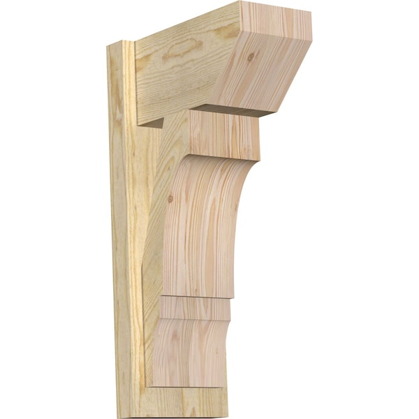 Ekena Millwork Balboa Slat Rough Sawn Outlooker, Douglas Fir, 8"W x 14"D x 26"H OUT08X14X26BOA06RDF - main